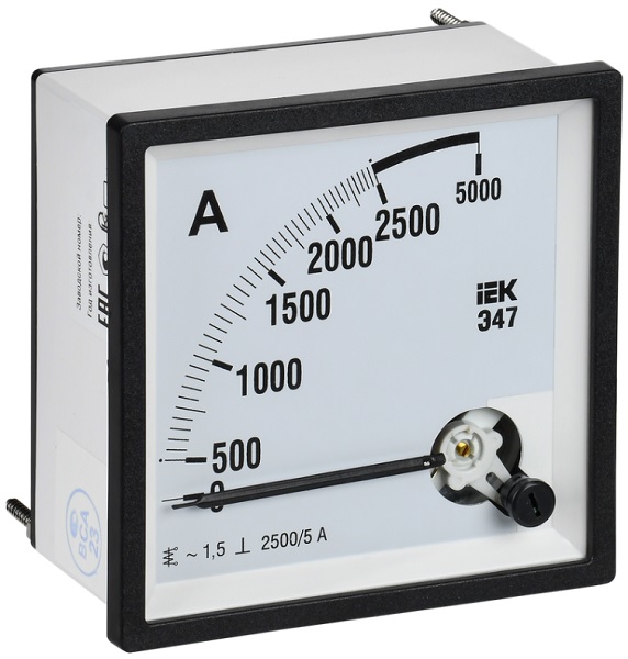 

Амперметр IEK IPA20-6-2500-E Э47 2500/5А кл. точн. 1,5 96х96мм, IPA20-6-2500-E