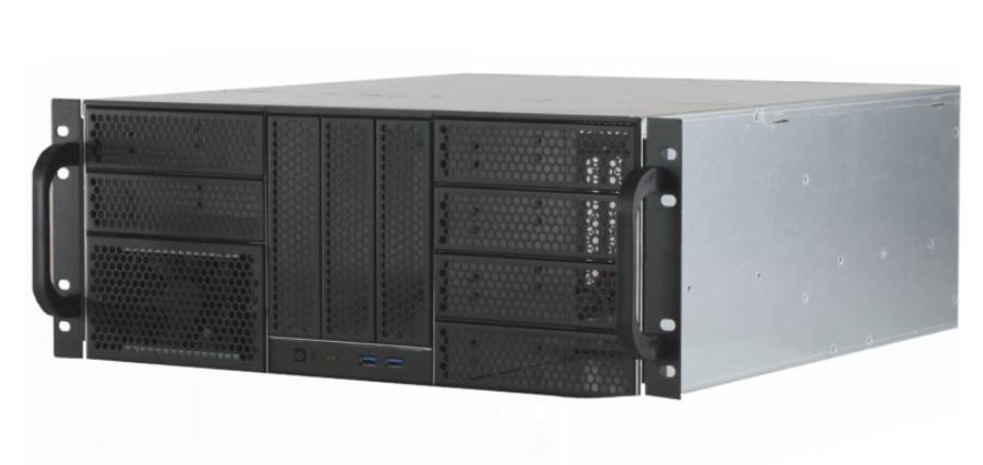 

Корпус серверный 4U Procase RE411-D9H3-FE-65 9x5.25+3HDD,черный,без блока питания,глубина 650мм,MB EATX 12"x13", панель вентиляторов 3*120x25 PWM, RE411-D9H3-FE-65