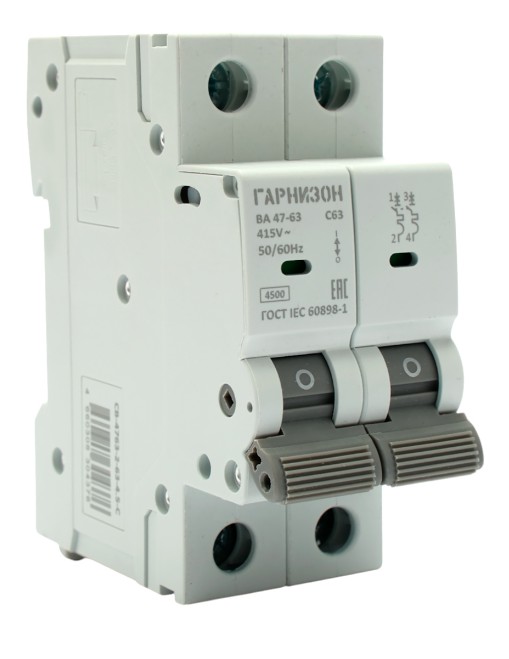 Автоматический выключатель Гарнизон CB-4763-2-63-4.5-C