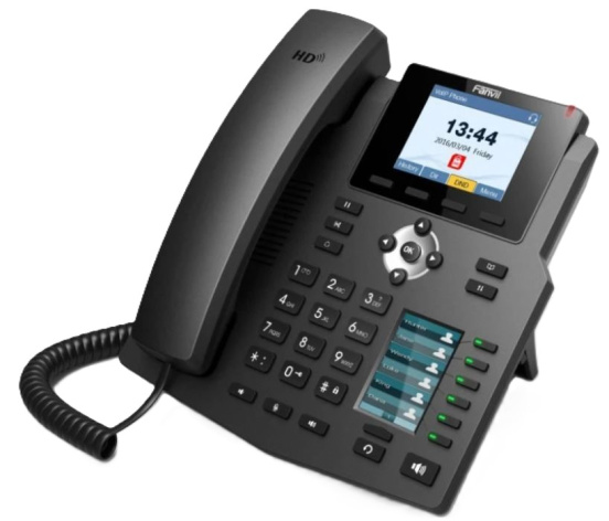 Изображение товара VoIP-телефон Fanvil X4U с цветным дисплеем для офисов и call-центров