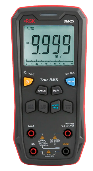 Изображение товара Мультиметр RGK DM-25 многофункциональный измерительный прибор
