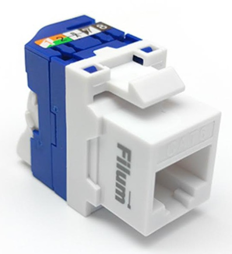 фото Модуль Keystone RJ45 UTP Filum FL-KJT-U6-WT в Волгограде