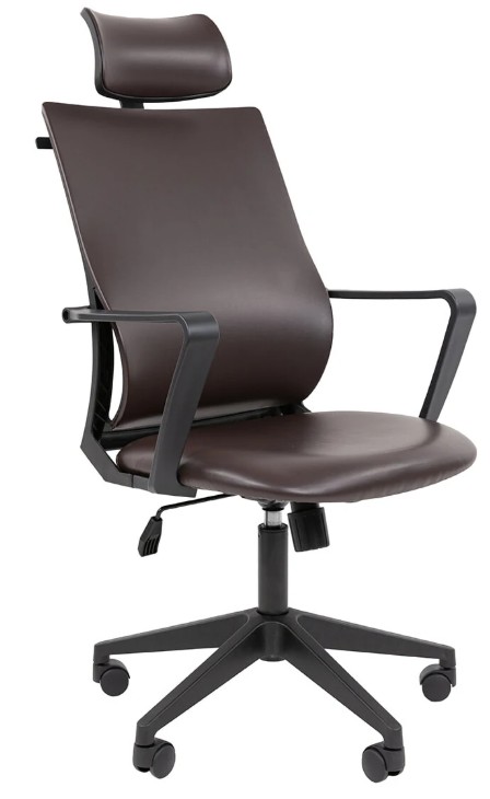 

Кресло офисное Chairman 545 7198887 экокожа коричневый, 545