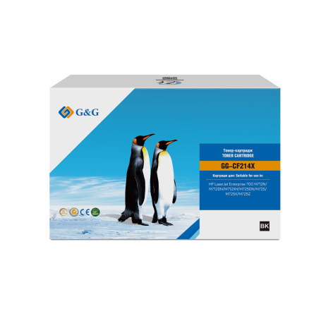 Изображение товара Тонер-картридж G&G GG-CF214X для HP LJ М712 М725 с чипом 17 500 страниц