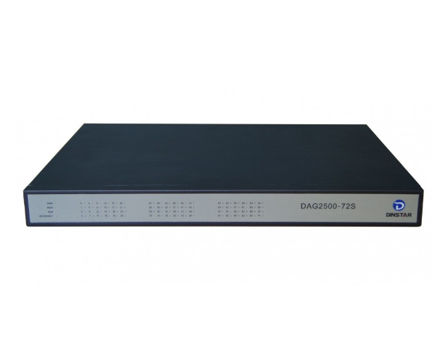 

Шлюз Dinstar DAG2500-72S аналоговый SIP, 72 порта FXS, 2 порта Ethernet (1 LAN + 1 WAN), DAG2500-72S