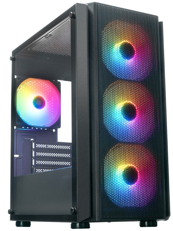 

Корпус mATX Xastra A402M-4FC12A-BK-C6 черный, без БП, 2*USB 2.0, USB 3.0, A402M-4FC12A-BK-C6