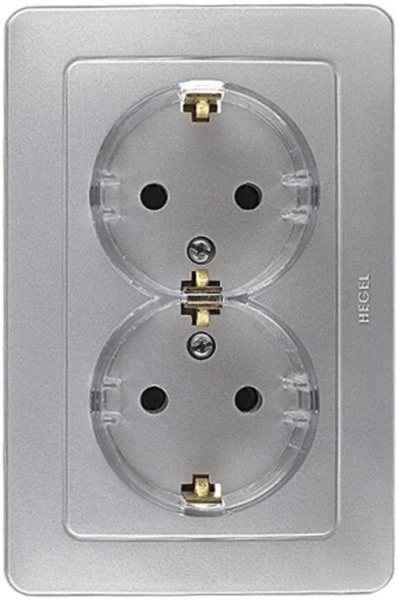 Изображение товара Розетка с заземлением HEGEL РС16-381-06 высокого качества