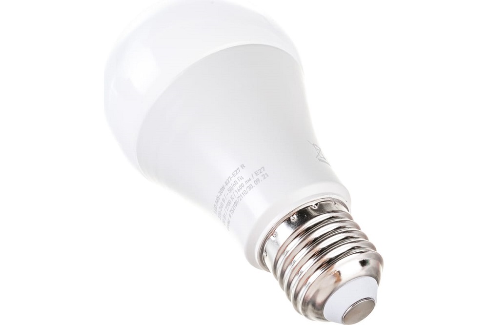 

Лампа светодиодная ЭРА Б0050687 RED LINE LED A65-20W-827-E27 R E27 20Вт груша теплый белый свет, Б0050687