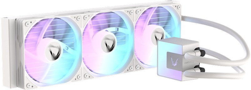 

Система охлаждения жидкостная Formula V Line ICE JET GLOW 360 WH LGA115X/1200/1700/1851/AM4/AM5 (3*120mm), Line ICE JET GLOW 360 WH