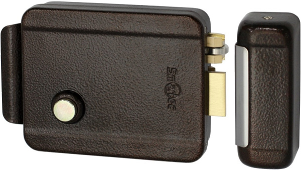 Изображение товара Электромеханический накладной замок Smartec ST-RL073SI-BR для внутреннего использования