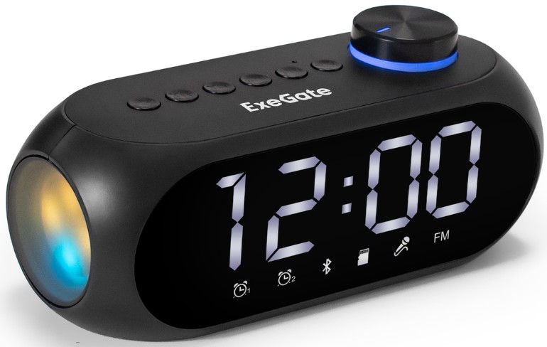 

Колонка Exegate Yo 520 EX294946RUS BT, часы электронные беспроводные с LED индикацией, 3Вт, 80-20000Гц, Li-Ion, 1200mAh, FM 87.5MHz-108MHz, TF/microSD, Yo 520