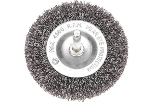 Изображение товара Щетка дисковая KRANZ KR-91-1245 75 мм для удаления ржавчины и заусенцев