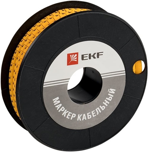 

Маркер на кабель EKF plc-KM-1.5-L 1,5 мм2 "L" (1000 шт.) (ЕС-0), plc-KM-1.5-L