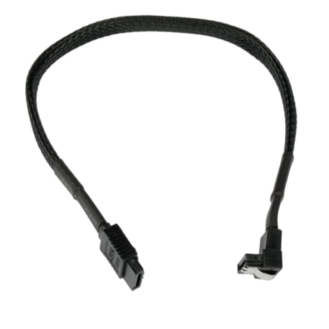 Изображение товара Интерфейсный кабель Cablexpert CC-SATAM-DATA90-BLBR-30CM для жестких дисков и оптических приводов