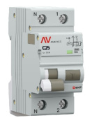 фото Автомат EKF rcbo10-1pn-25C-100-a-av