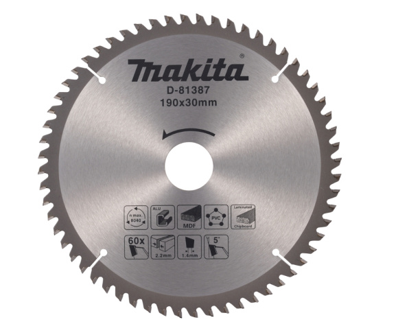 Изображение товара Диск пильный Makita D-81387 для точной резки дерева