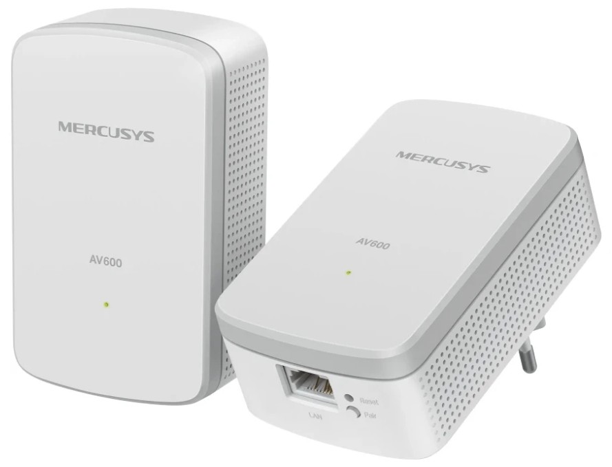 

Комплект Mercusys MP300 KIT AV600 адаптеров Powerline, MP300 KIT
