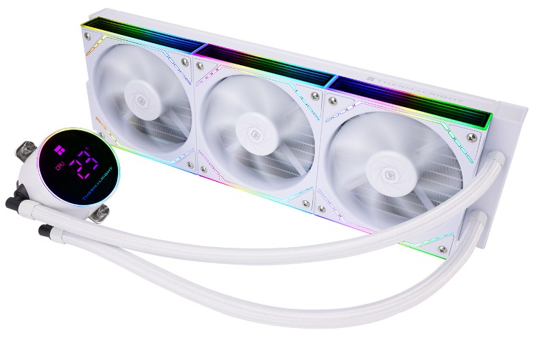 

Система охлаждения жидкостная Thermalright Frozen Magic 360 Digital ARGB White V2 (3*120mm, 2000rpm, 28dBa), Frozen Magic 360 Digital ARGB White V2