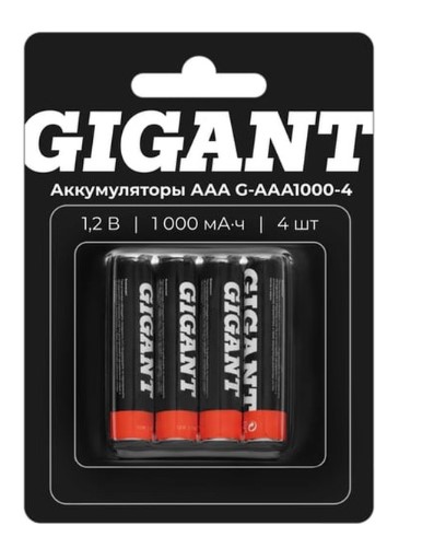 Аккумулятор Gigant G-AAA1000-4