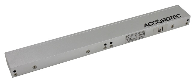 

Замок AccordTec ML-180A-2 электромагнитный, сдвоенный, сила удержания 2х180 кг, 12 В DC, 0,3 A, IP67, ML-180A-2