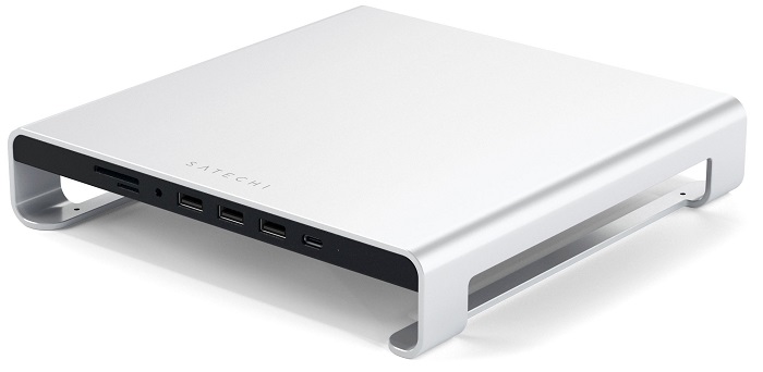 

Док-станция Satechi Type-C Aluminum iMac Stand with Built-in USB-C Data ST-AMSHS подставка, для iMac, серебристый, Type-C Aluminum iMac Stand with Built-in USB-C Data