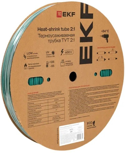 Изображение товара Термоусаживаемая трубка EKF tut-2-j