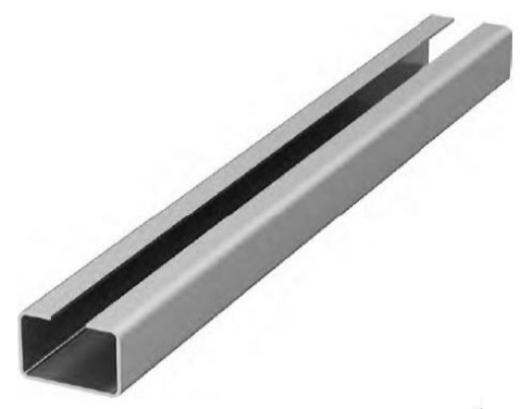 Изображение товара Стальной С‑профиль DoorHan 24890/M для секционных ворот