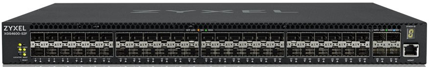 

Коммутатор управляемый ZYXEL XGS4600-52F-ZZ0101F L3, 48xSFP, 4xSFP+, 2 источника питания AC, XGS4600-52F-ZZ0101F