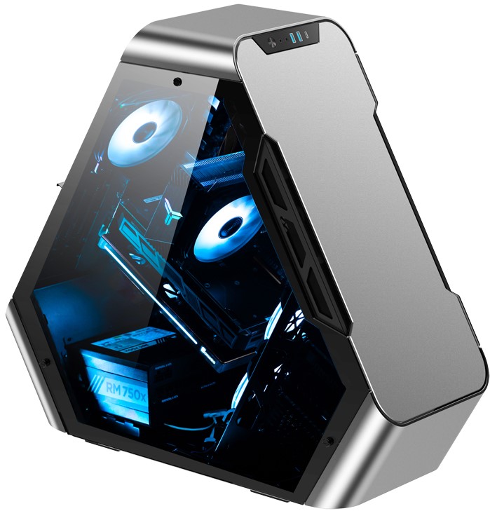 

Корпус ATX JONSBO TR03-A Silver серебристый, без БП, боковая панель из закаленного стекла, 2*USB 3.0, USB Type-C, audio, TR03-A Silver