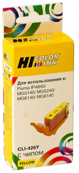 Изображение товара Картридж Hi-Black CLI-426Y для принтеров Canon