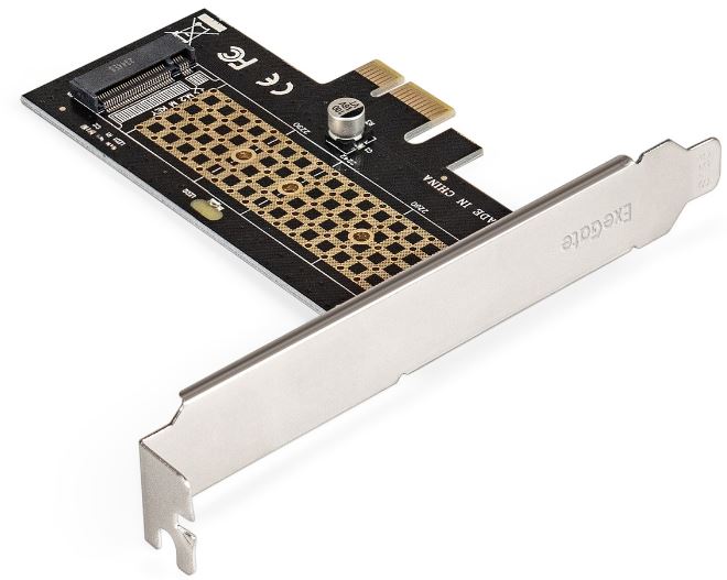 

Переходник Exegate EXE-597 EX296205RUS для установки SSD M.2 M key в слот PCI-E, EXE-597