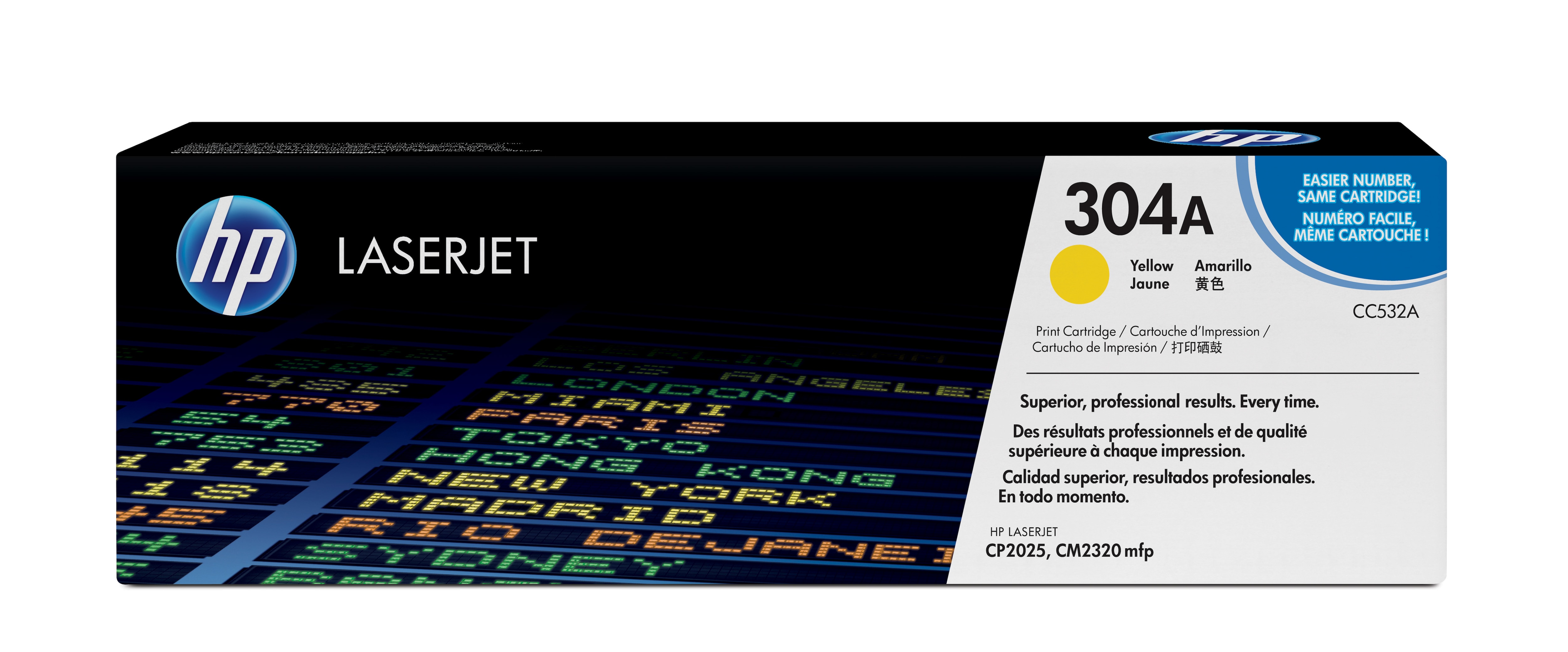 

Картридж HP 304A CC532A для принтера color LaserJet CP2025/CM2320 желтый, 304A