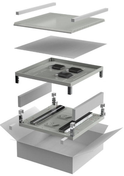 Изображение товара Комплект ITK LN35-YYX81-Y для 19 дюймовых шкафов LINEA N
