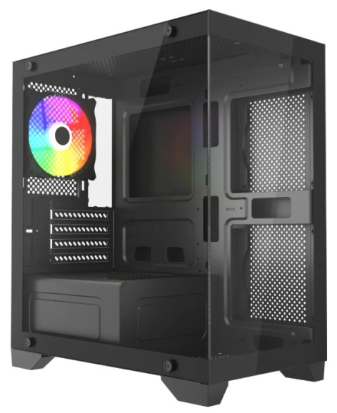 Изображение товара Корпус ACCORD ACC-350-02B Midi-Tower для mATX и Mini-ITX