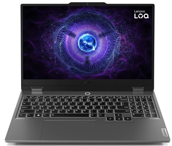 

Ноутбук Lenovo LOQ 15IAX9 83GS00EMRK i5-12450HX/24GB/512GB SSD/RTX3050 6GB/15.6" FHD IPS/WiFi/BT/cam/noOS/grey, LOQ 15IAX9
