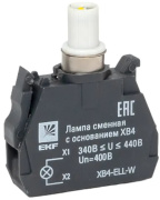 фото Лампа сменная c основанием EKF XB4-ELL-W