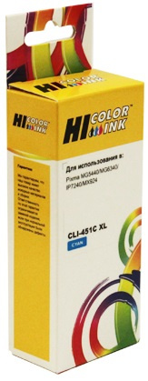 Изображение товара Картридж Hi-Black HB-CLI-451XL-C для Canon PIXMA iP7240, MG6340, MG5440