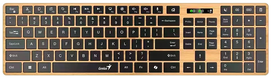 

Клавиатура Genius SlimStar 7250BT 31320004402 Pine wood, SlimStar 7250BT