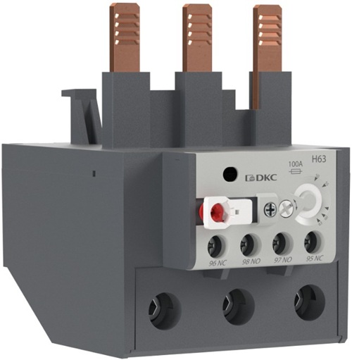 

Тепловое реле DKC STR5-105-0080 YON STR5 уст. 63-80A 3P для DSC095-105, STR5-105-0080