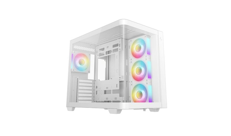 

Корпус ATX Deepcool CG530U 4F белый, без БП, боковая и фронтальная панель из закалённого стекла, 2*USB 3.0, USB Type-C, CG530U 4F