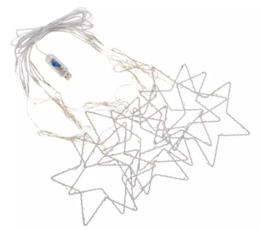 Изображение товара Гирлянда NEON-NIGHT 315-849 светодиодная занавес с режимами и звездами 1.5 м