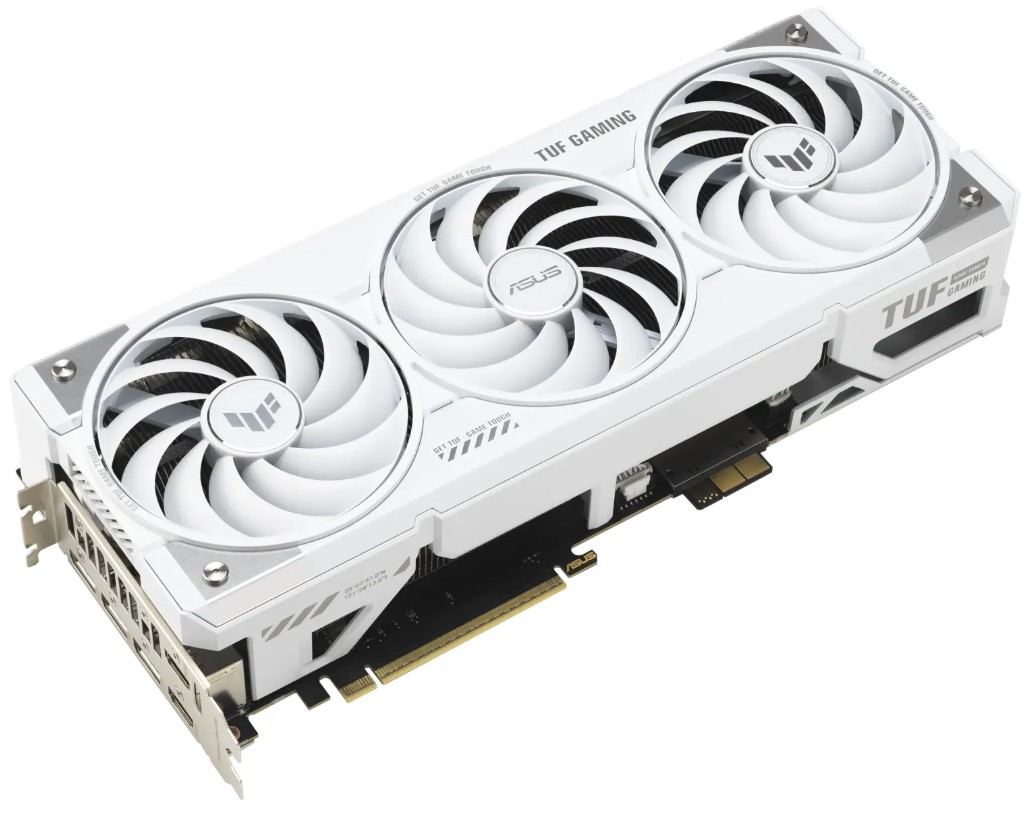 

Видеокарта PCI-E ASUS GeForce RTX 5070 TI TUF BTF OC WHITE (TUF-RTX5070TI-O16G-BTFWHITE) 90YV0N60-M0NA00 16GB GDDR7 256bit 5nm 2588MHz HDMI DP, GeForce RTX 5070 TI TUF BTF OC WHITE (TUF-RTX5070TI-O16G-BTFWHITE)