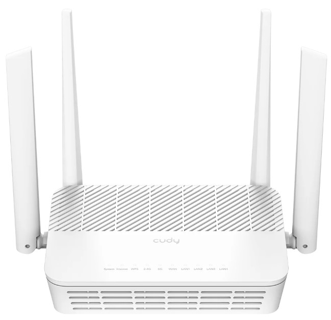 

Роутер Cudy WR3000P AX3000 2.5G Dual Band Wi-Fi 6 Mesh PoE, Chipset MT7981BA+MT7976CN+MT7531AE+RTL8221B, 802.11ax/ac/a/b/g/n, 2402Mbps at 5GHz + 574Mb, WR3000P