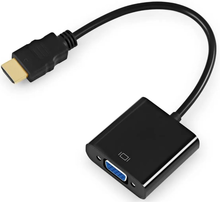 

Переходник KINGPRICE KP-HDMI(M)-VGA(F) 0.1м черный, 2029716, KP-HDMI(M)-VGA(F)