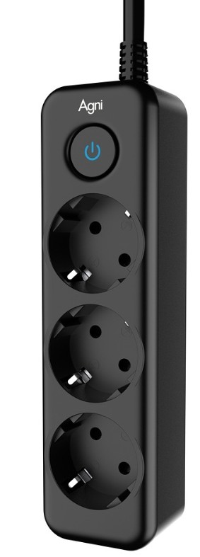 

Сетевой фильтр AGNI TP-FD3E-2m-black 3 розетки, 16А, 4000Вт, 220-250В, 2 м, 3x1,5mm2, 2*USB, Type-C, черный, TP-FD3E-2m-black