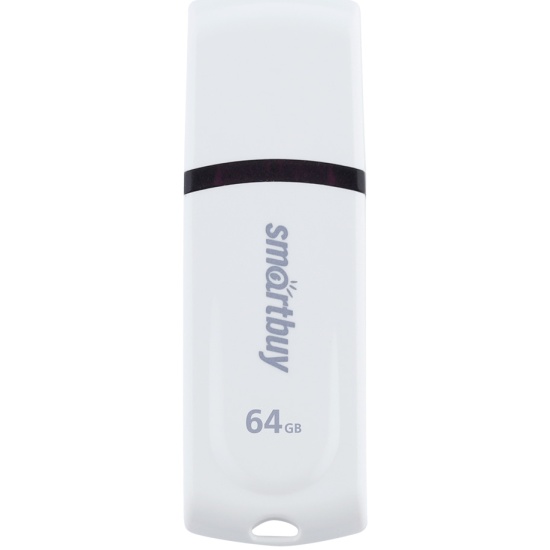 

Накопитель USB 2.0 64GB SmartBuy SB64GBPN-W Paean белый, SB64GBPN-W