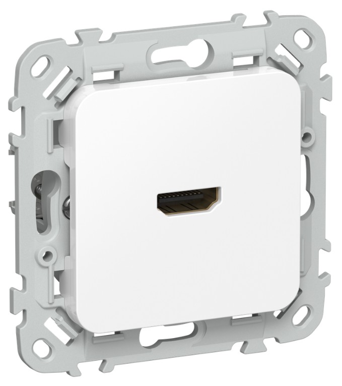 

Розетка HDMI IEK FI-H10-K01 FLITE РШДМА-ФлБ белый, FI-H10-K01