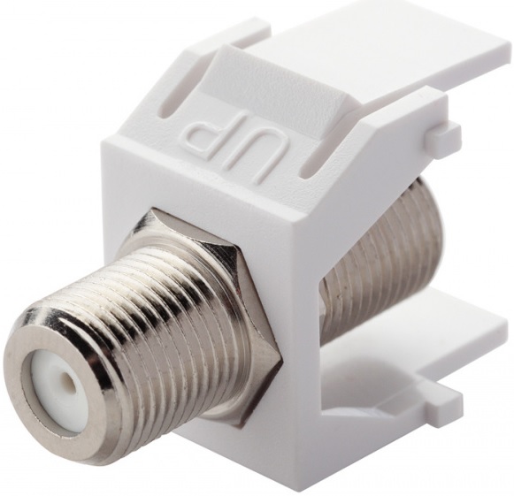 

Модуль Eurolan 16B-FT-01WT Модуль F-типа keystone, белый, 16B-FT-01WT