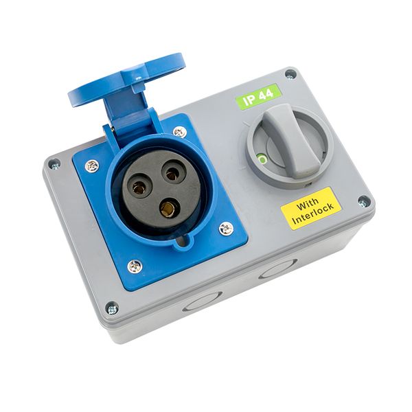 

Розетка EKF ps-1423-32-220 1423 2Р+РЕ 32А 220В IP44 с блокировкой и выключателем, ps-1423-32-220