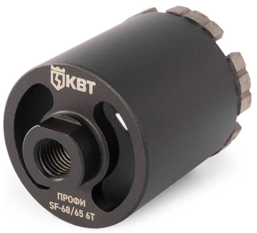 Изображение товара Коронка КВТ SF-68/65 6T ПРОФИ — для быстрого сухого сверления 68 мм